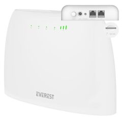Everest Ewr-4g03 4g Lte Wi-fi Router Sım Kart Girişli 300 Mbps 2.4ghz Wan/lan Portlu Kablosuz Yönlendirici