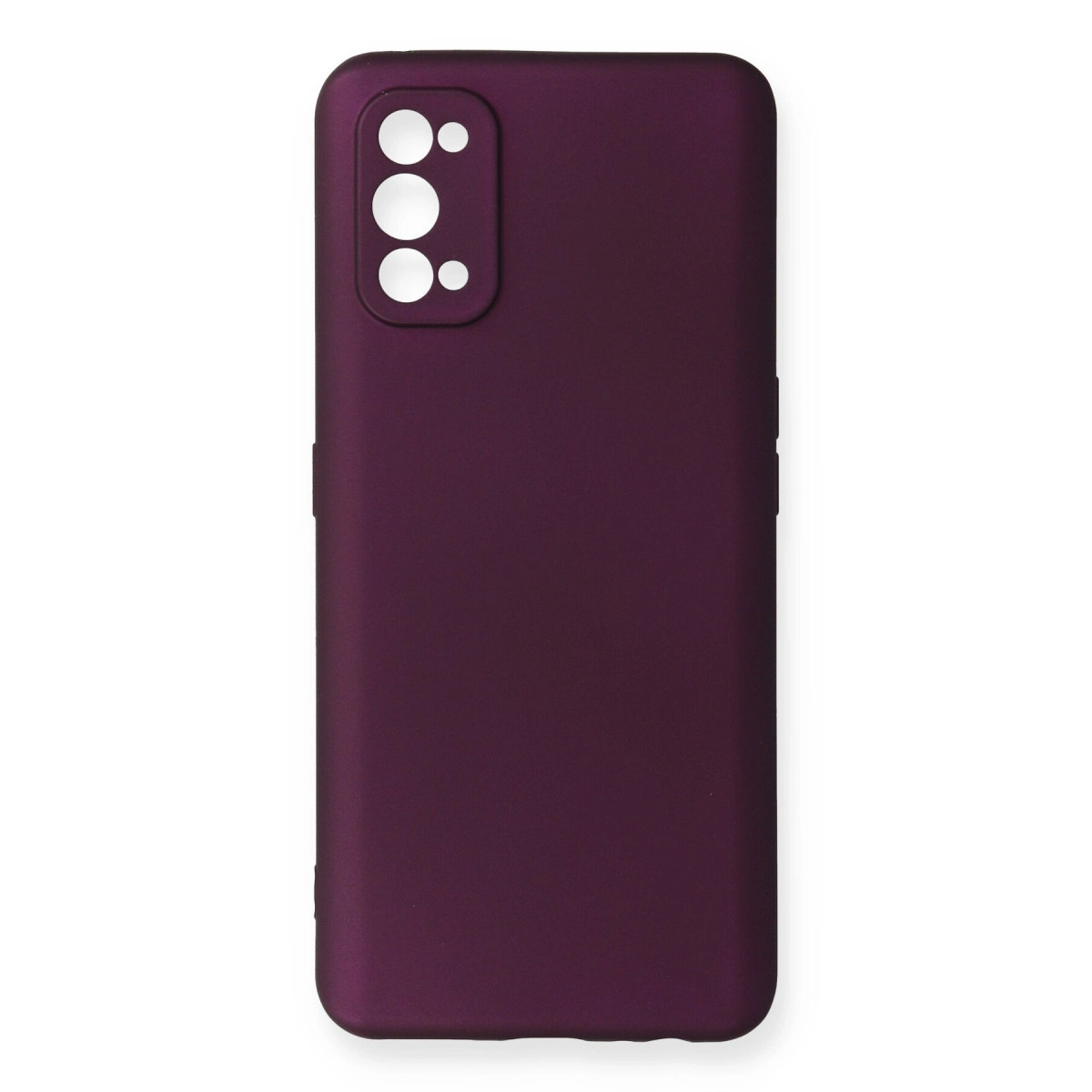 Realme 7 Pro Kılıf First Silikon - Mürdüm