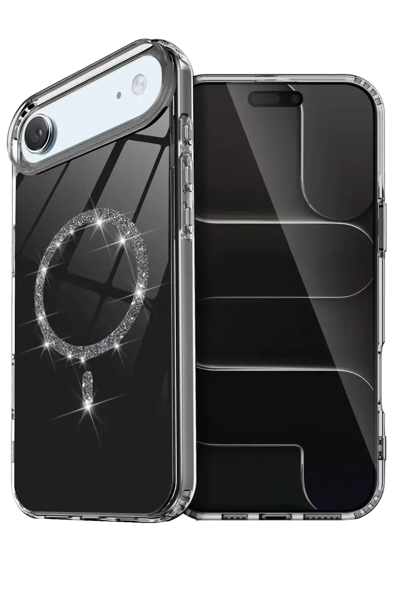 Newface Apple İphone 17 Air Live Diamond Magsafe Kapak - Siyah