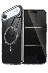 Newface Apple İphone 17 Air Live Diamond Magsafe Kapak - Siyah