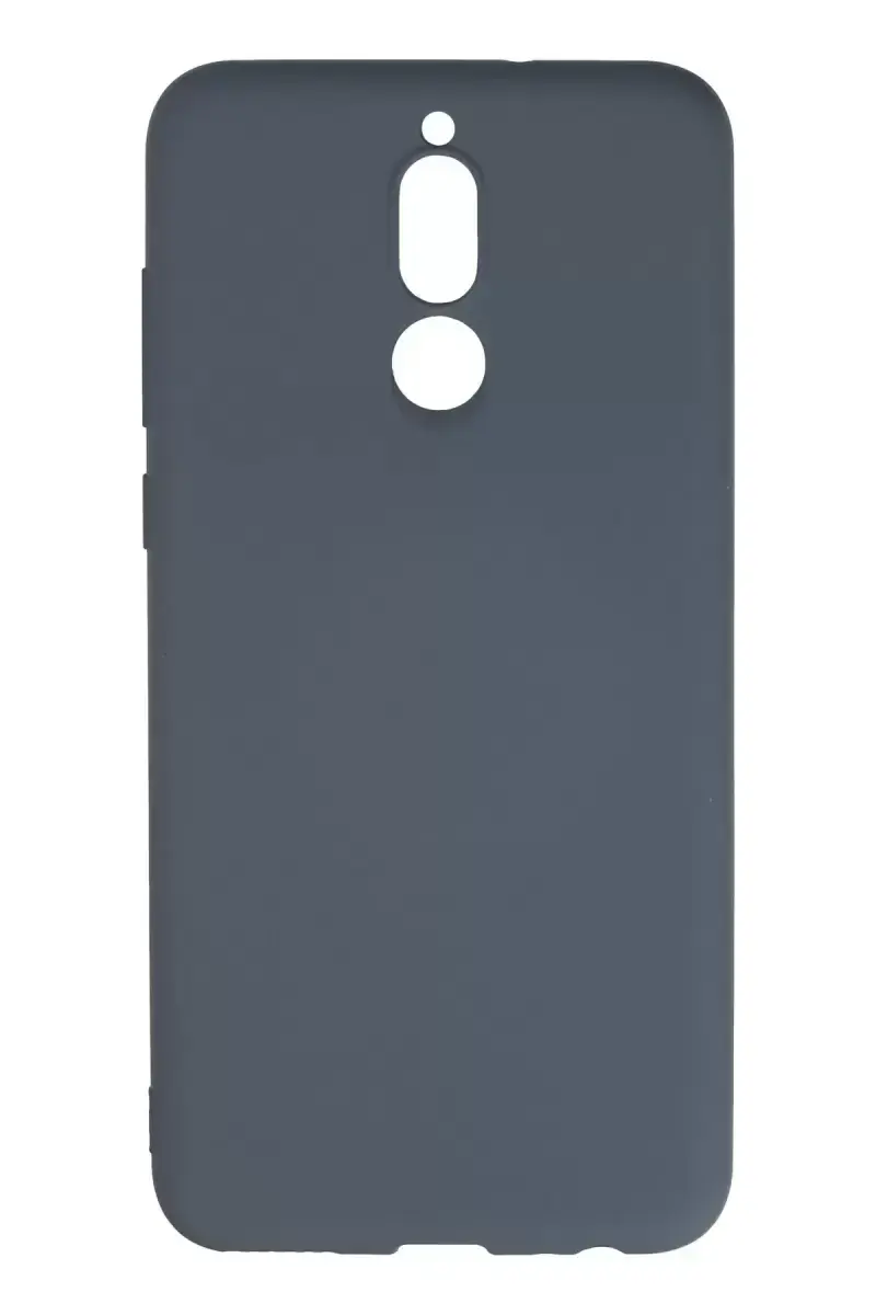 Newface Huawei Mate 10 Lite Kılıf Nano İçi Kadife Silikon - Gri