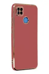 Newface Xiaomi Redmi 9c Kılıf Volet Silikon - Kırmızı