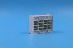 Maket Kitaplık - 1/50 - 60x15x40mm