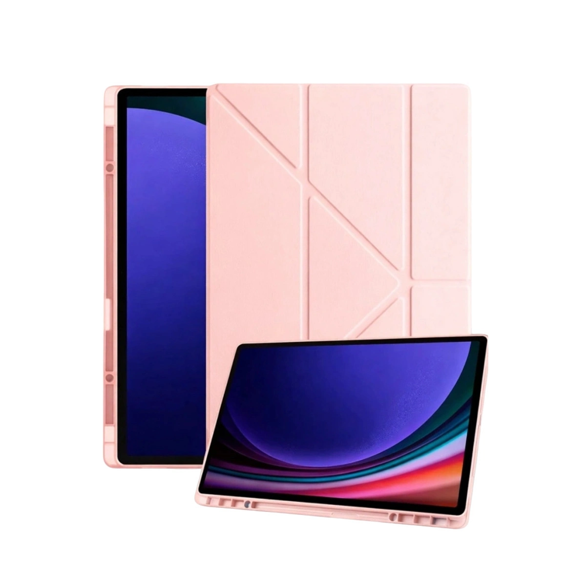 Samsung Galaxy X730 Tab S11 Kalemlikli Mars Tablet Kılıfı - Rose Gold