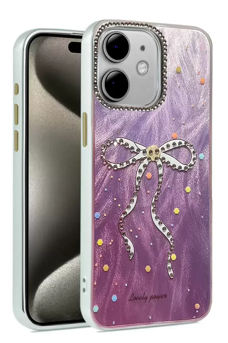 Newface İphone 11 Kılıf Blade Aynalı Desenli Kapak - Desen 1