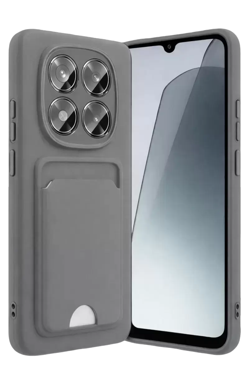 Newface Xiaomi Redmi Note 15 Pro 4g Kelvin Kartvizitli Silikon - Gri