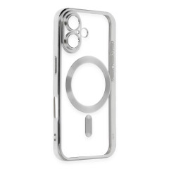 İphone 16 Plus Kılıf Kross Magneticsafe Kapak - Gümüş