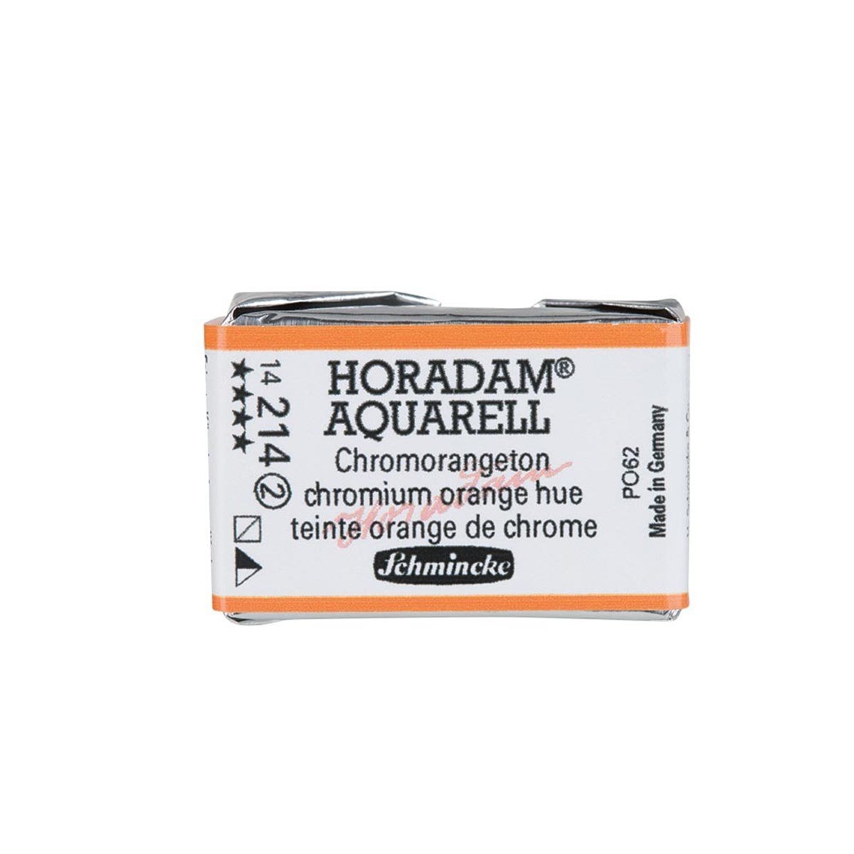 Horadam Artist Tam Boy Tablet Suluboya - Chrome Orange - Seri 2