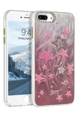 Newface Apple İphone 7 Plus Kılıf Blade Aynalı Desenli Kapak - Desen 7