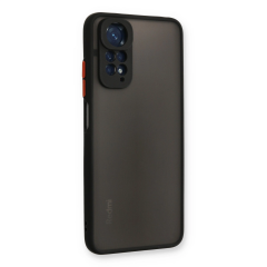 Xiaomi Redmi Note 11 Kılıf Montreal Silikon Kapak - Siyah