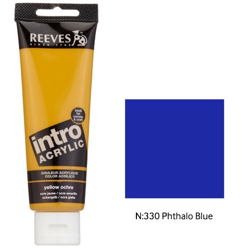 Intro Akrilik Boya 120ml - N:330 Phthalo Blue