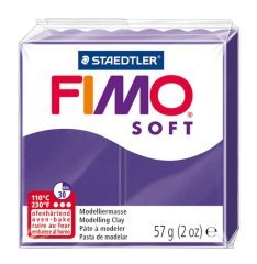 Fimo Soft Polimer Kil - Plum - 57g