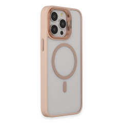 Joko  İphone 15 Pro Max Kılıf Roblox Lens Magsafe Standlı Kapak - Pudra
