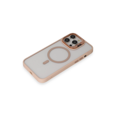 Joko  İphone 15 Pro Max Kılıf Roblox Lens Magsafe Standlı Kapak - Pudra