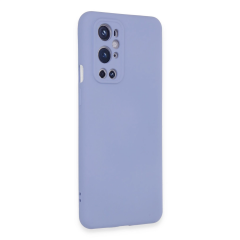 One Plus 9 Pro Kılıf Nano İçi Kadife Silikon - Lila