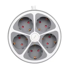 Vea Ve-g605y 5'li Anahtarlı 1.5 Metre Grup Priz