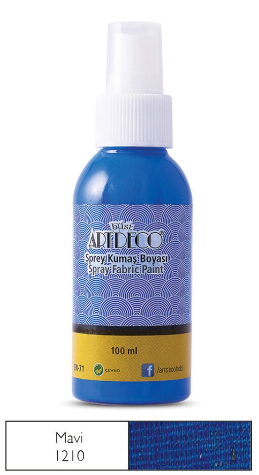 Sprey Kumaş Boyası 100ml N:1210 Mavi