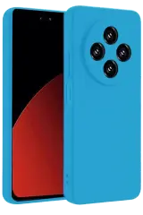 Newface Xiaomi Redmi 14c Kılıf Nano İçi Kadife Silikon - Mavi