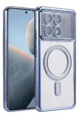 Newface Xiaomi Poco X6 Pro Joke Simli Magneticsafe Kılıf - Mavi