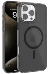 Joko İphone 16 Pro Max Gleam Pc Sert Magsafe Kılıf - Siyah