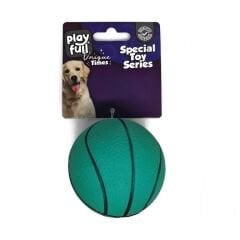 Playfull Zıplayan Basketbol Topu Köpek Oyuncağı 6,3 Cm Yeşil