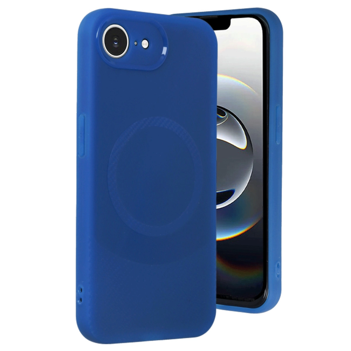 İphone 16e Kılıf Maya Karbon Kapak - Lacivert