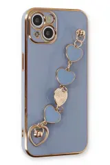 Newface İphone 14 Kılıf Esila Silikon - Gri