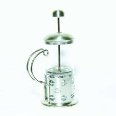 French Press Bitki Çayı Cam Demliği 02 350 ML