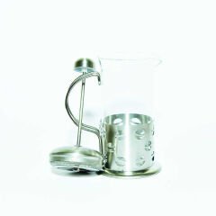 French Press Bitki Çayı Cam Demliği 02 350 ML