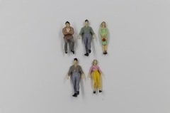 Maket İnsan Figürü 5'li - 1/50