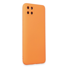 Realme C11 Kılıf Nano İçi Kadife Silikon - Turuncu