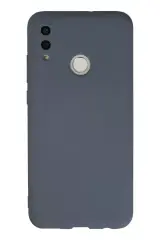 Newface Huawei P Smart 2019 Kılıf Nano İçi Kadife Silikon - Gri
