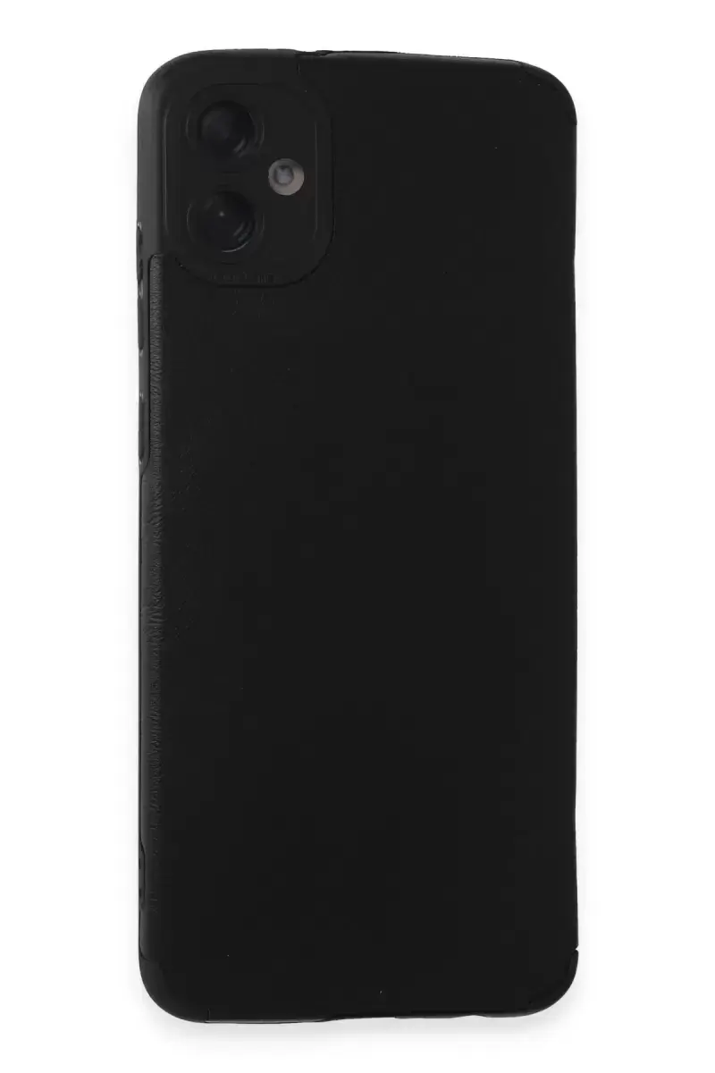 Newface Samsung Galaxy A05 Kılıf Loop Deri Silikon - Siyah