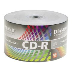 Diamond Cd-r 52x 700 Mb 80 Min Boş Cd 50'li Paket