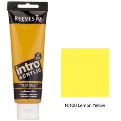 Intro Akrilik Boya 120ml - N:100 Lemon Yellow