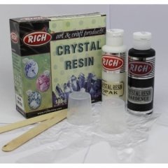 Crystal Resin Opak Beyaz Kristal Reçine Set 195 cc