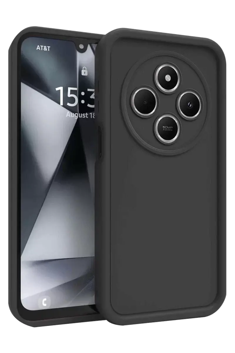Newface Xiaomi Redmi 14c Kılıf Viera Silikon - Siyah