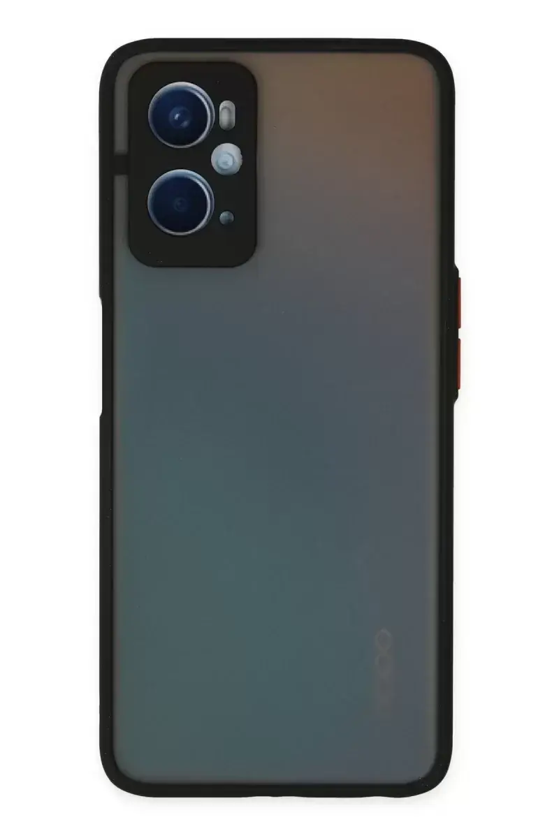 Newface Oppo A96 Kılıf Montreal Silikon Kapak - Siyah