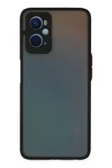 Newface Oppo A96 Kılıf Montreal Silikon Kapak - Siyah