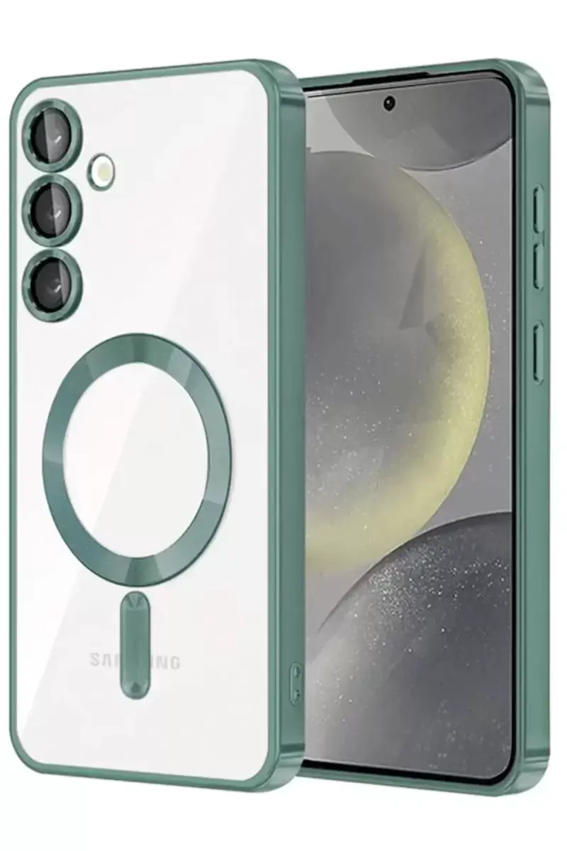Newface Samsung Galaxy A35 5g Kross Magneticsafe Kapak - Koyu Yeşil