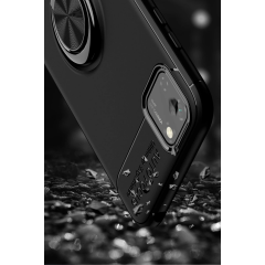 Huawei Y5p Kılıf Range Yüzüklü Silikon - Siyah