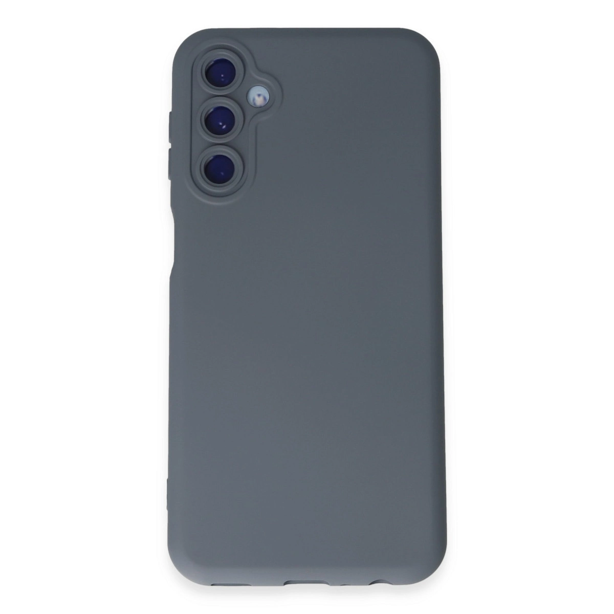 Samsung Galaxy M34 5g Kılıf Nano İçi Kadife Silikon - Gri