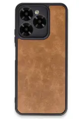 Newface General Mobile Era 30 Kılıf Aras Deri Kapak - Taba