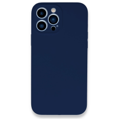 İphone 13 Pro Kılıf Lansman Legant Silikon - Lacivert