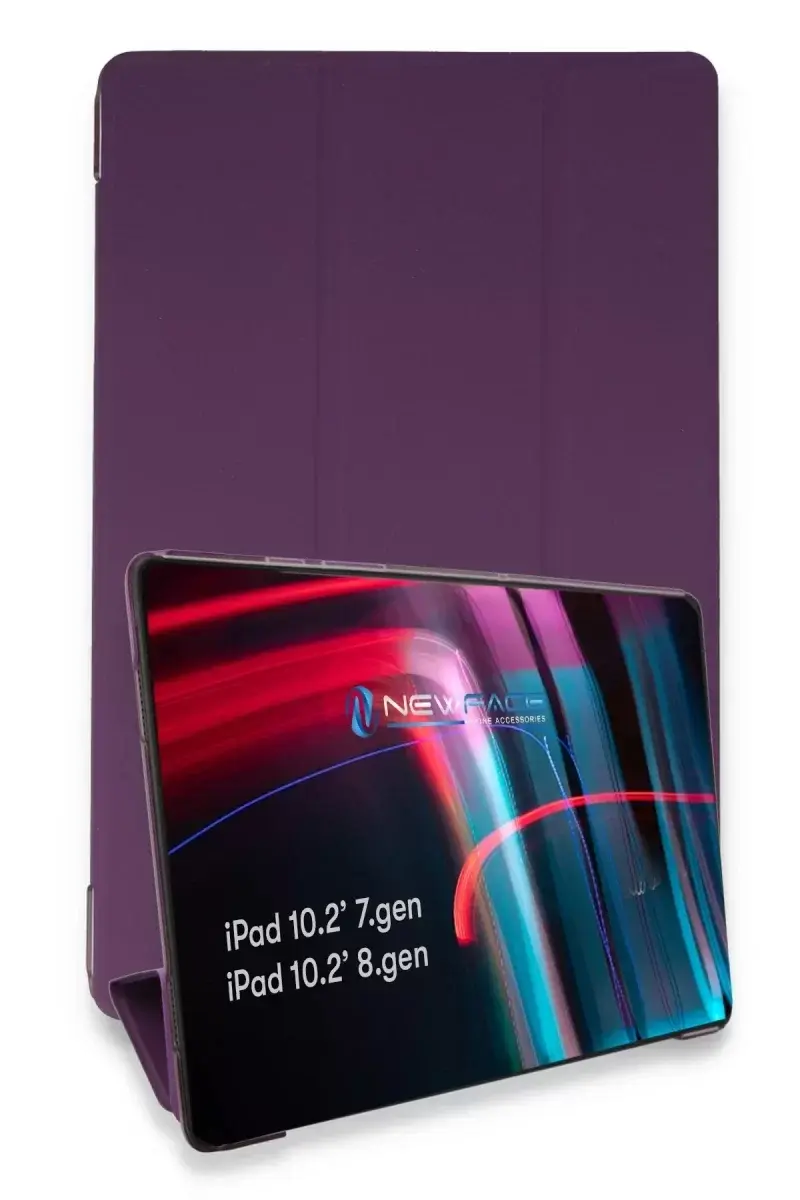Newface İpad 10.2 (7.nesil) Kılıf Tablet Smart Kılıf - Mor