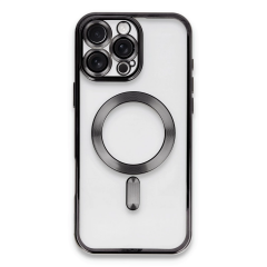 İphone 16 Pro Max Kılıf Kross Magneticsafe Kapak - Siyah