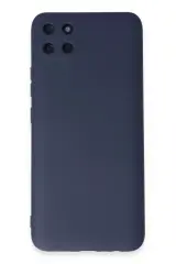Newface Realme C11 Kılıf Nano İçi Kadife Silikon - Lacivert