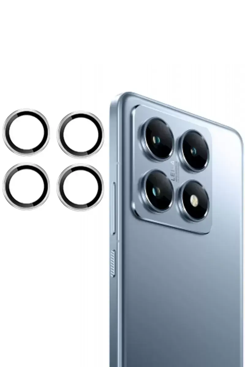Joko Xiaomi Mi 14t Pro Pvd Metal Kamera Lens - Gümüş