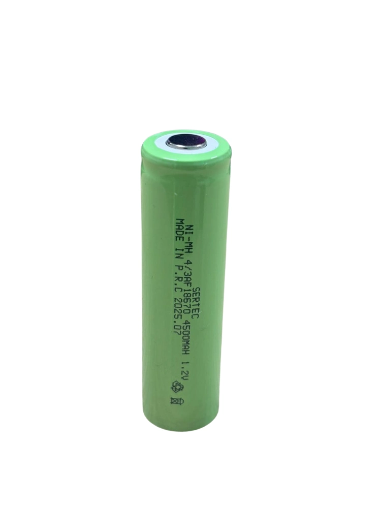- 1.2v 4500 Mah - 4/3af - Ni-mh Şarjlı Pil - (başsız / Flat Head)