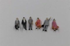 Maket İnsan Figürü Yolcu 6'lı - 1/87 - N:MC017-01